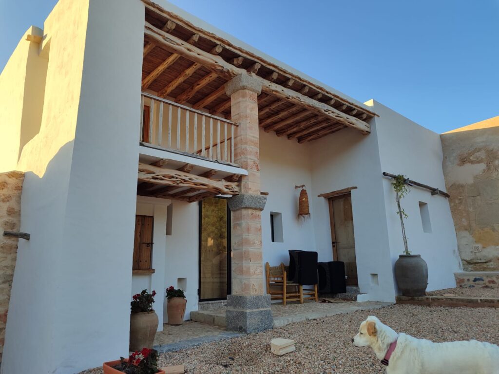 Casa con revestimientos